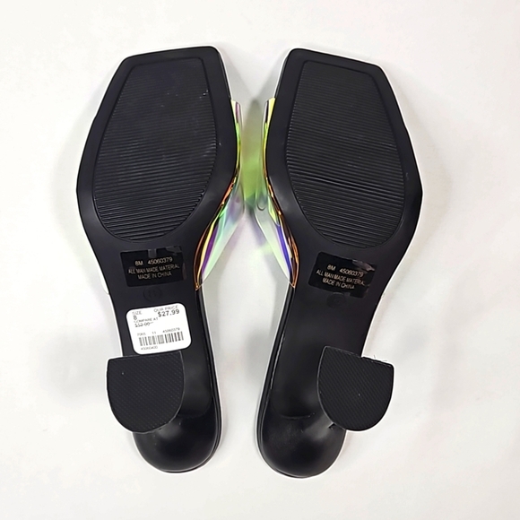 it's Iridescent black slip on heels Size 8 - Picture 7 of 9
